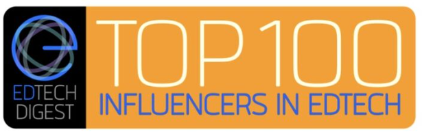 EdTech Digest Top 100 Influencers in EdTech award badge